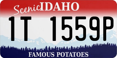 ID license plate 1T1559P