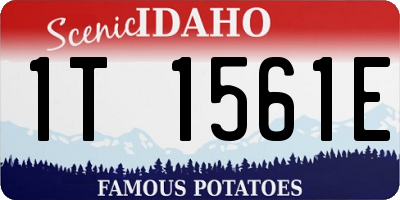 ID license plate 1T1561E
