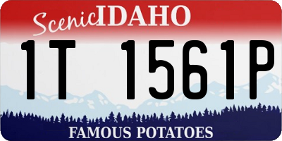 ID license plate 1T1561P