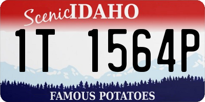 ID license plate 1T1564P