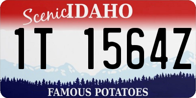 ID license plate 1T1564Z