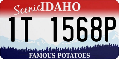 ID license plate 1T1568P