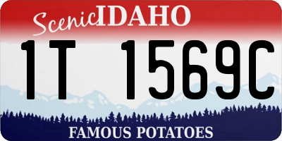 ID license plate 1T1569C