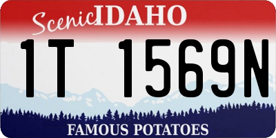 ID license plate 1T1569N