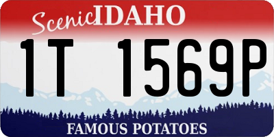 ID license plate 1T1569P