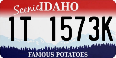 ID license plate 1T1573K