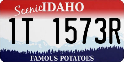 ID license plate 1T1573R