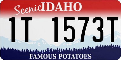 ID license plate 1T1573T