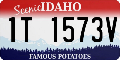 ID license plate 1T1573V