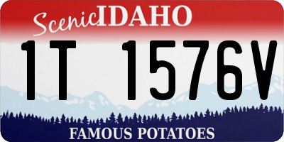 ID license plate 1T1576V