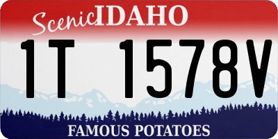 ID license plate 1T1578V