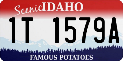 ID license plate 1T1579A