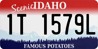 ID license plate 1T1579L