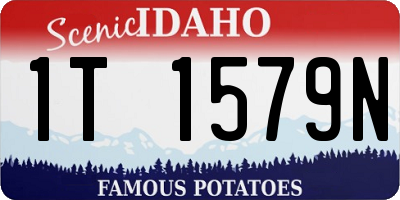 ID license plate 1T1579N