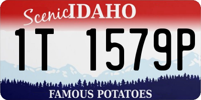ID license plate 1T1579P