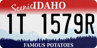 ID license plate 1T1579R