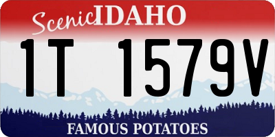 ID license plate 1T1579V