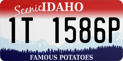ID license plate 1T1586P