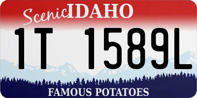 ID license plate 1T1589L