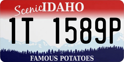 ID license plate 1T1589P