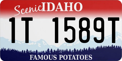 ID license plate 1T1589T