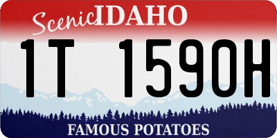 ID license plate 1T1590H