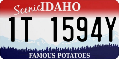 ID license plate 1T1594Y