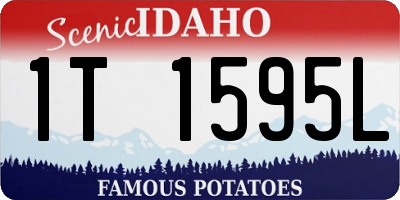 ID license plate 1T1595L