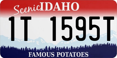 ID license plate 1T1595T