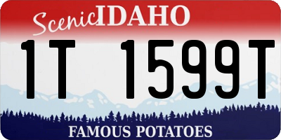 ID license plate 1T1599T