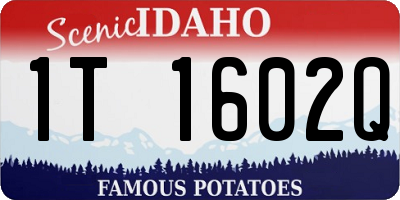 ID license plate 1T1602Q