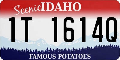 ID license plate 1T1614Q