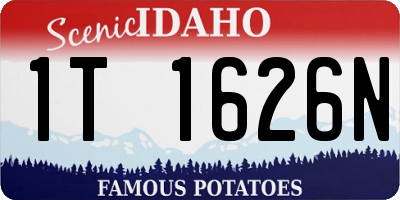 ID license plate 1T1626N