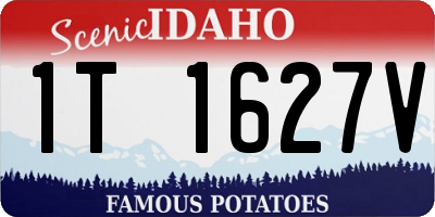 ID license plate 1T1627V