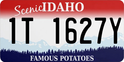 ID license plate 1T1627Y