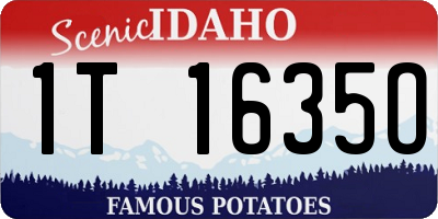 ID license plate 1T1635O