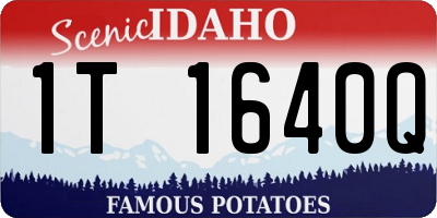 ID license plate 1T1640Q