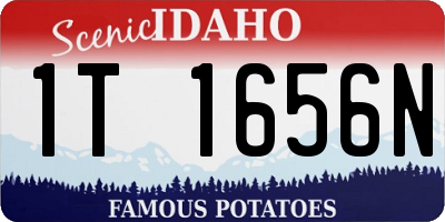 ID license plate 1T1656N