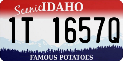 ID license plate 1T1657Q