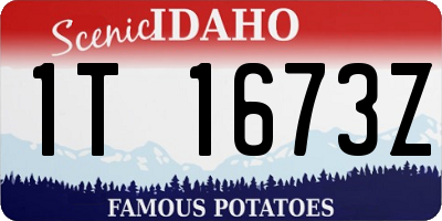 ID license plate 1T1673Z