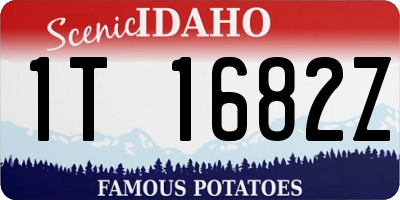 ID license plate 1T1682Z