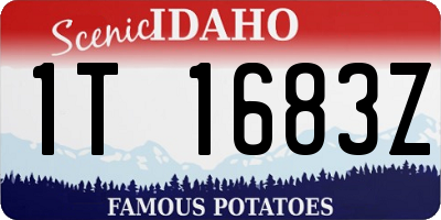 ID license plate 1T1683Z