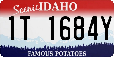 ID license plate 1T1684Y