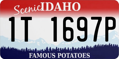ID license plate 1T1697P