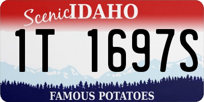 ID license plate 1T1697S