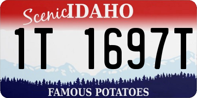ID license plate 1T1697T