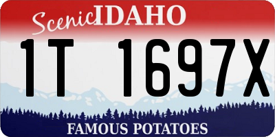 ID license plate 1T1697X