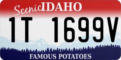 ID license plate 1T1699V