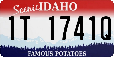ID license plate 1T1741Q