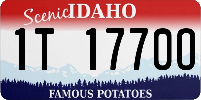ID license plate 1T1770O